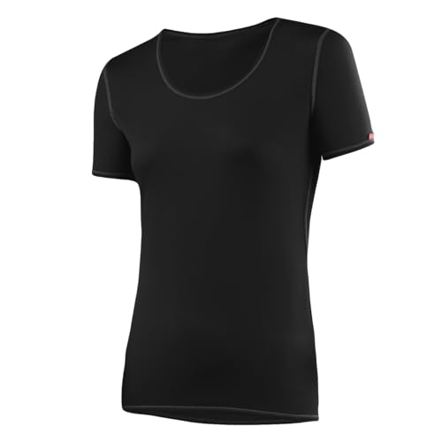 LÖFFLER Damen DA. Shirt KA TRANSTEX Light T, Schwarz, 36 von Löffler