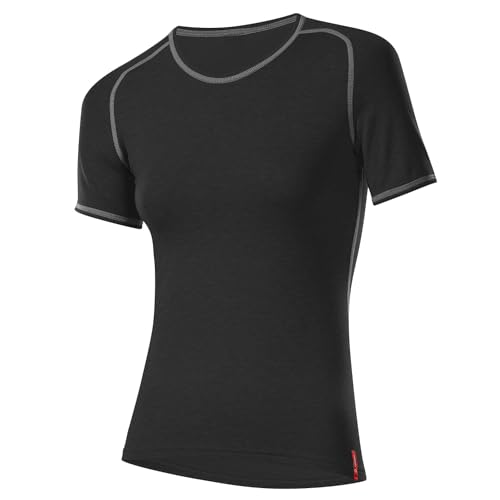 Löffler Damen Unterhemd Shirt Transtex Warm Ka, schwarz, 42 von Löffler