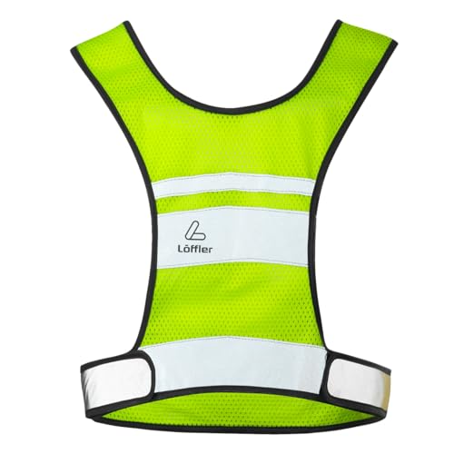 Löffler Unisex Reflex Vest Weste, Neon Yellow, S EU von Löffler