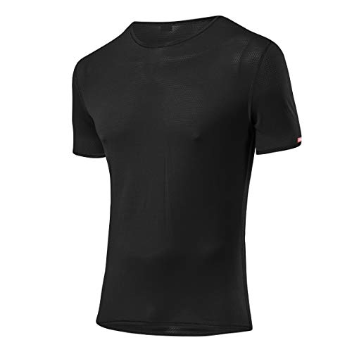 LÖFFLER Herren Hr. Ka Transtex Light T shirt, Schwarz, 50 EU von Löffler