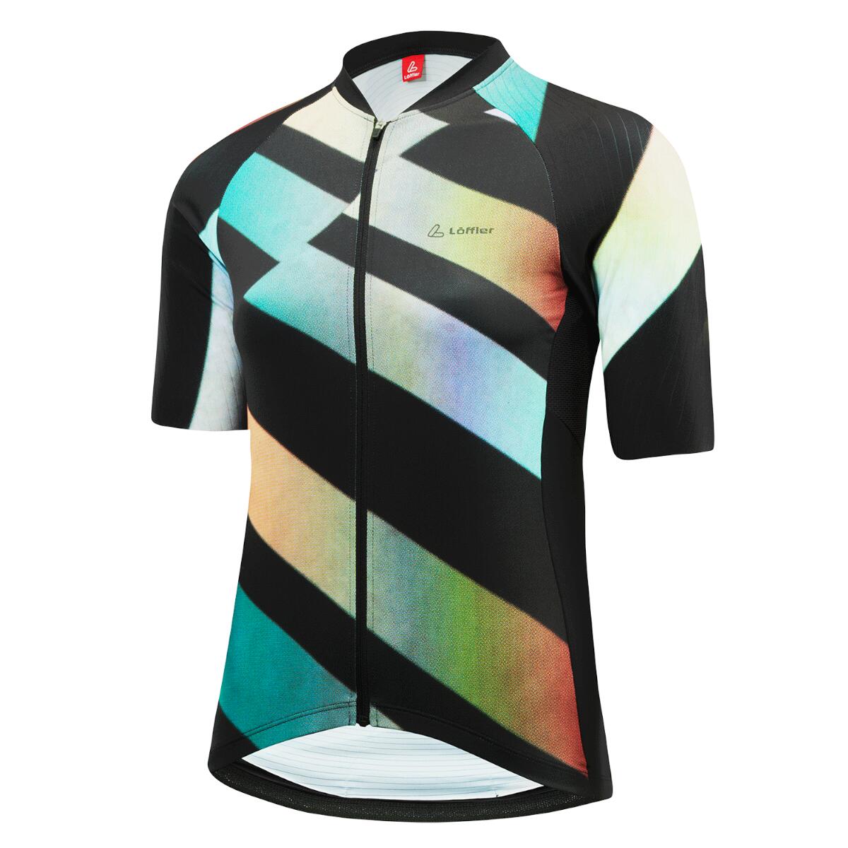 Radtrikot Kurzarm W Bike Jersey FZ Statement - Schwarz von LOEFFLER