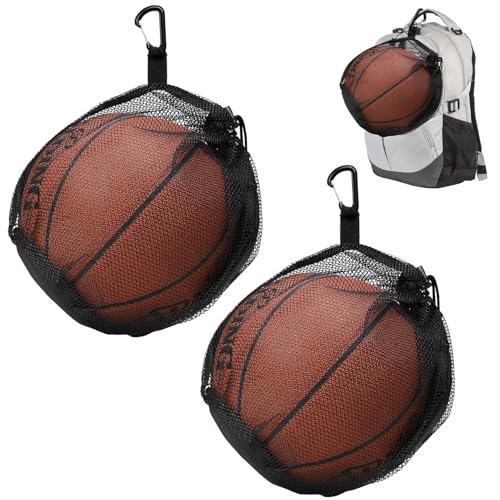 LOEPENLE Ballsack,Ballnetz 1 Ball,2 Stück Basketball Bag Netztasche,Basketball Tasche,Rucksack Tragbare Ballnetz,Basketball Balltasche,Tennis Volleyball Fußball Rucksack,Ball Netztasche mit Kordelzug LOEPENLE Ballsack,Ballnetz 1 Ball,2 Stück Basketball Bag Netztasche,Basketball Tasche,Rucksack Tragbare Ballnetz,Basketball Balltasche,Tennis Volleyball Fußball Rucksack,Ball Netztasche mit Kordelzug von LOEPENLE