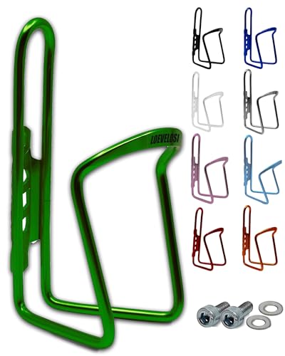 Flaschenhalter Fahrrad Grün Eloxiert aus Alu Extra Verstärkt für Rennrad MTB Trekkingrad Kinderfahrrad Universal Passend Getränkehalter mit Montageschrauben Trinkflaschenhalter Trinkflaschenhalterung… Flaschenhalter Fahrrad Grün Eloxiert aus Alu Extra Verstärkt für Rennrad MTB Trekkingrad Kinderfahrrad Universal Passend Getränkehalter mit Montageschrauben Trinkflaschenhalter Trinkflaschenhalterung… von LOEVELOSI