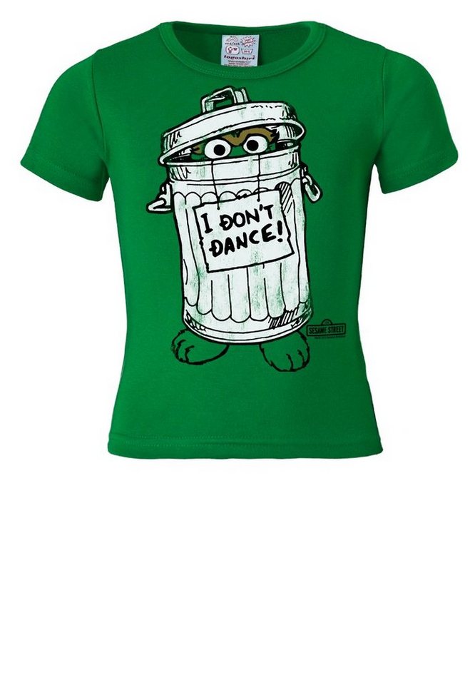 LOGOSHIRT T-Shirt I Dont Dance mit coolem Oskar-Front-Print LOGOSHIRT T-Shirt I Dont Dance mit coolem Oskar-Front-Print von LOGOSHIRT