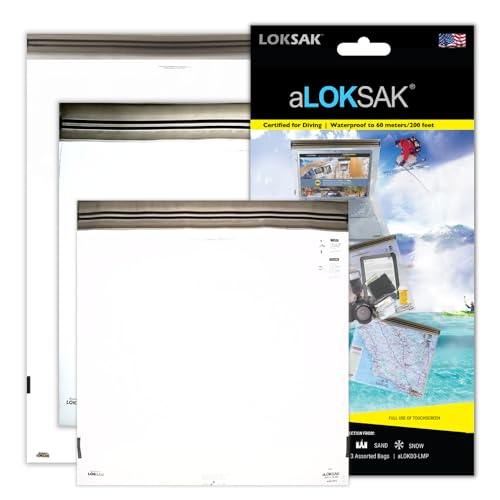 LOKSAK Unisex LO-035673 wasserdichte Tasche, Schwarz/Transparent, Einheitsgröße von LOKSAK