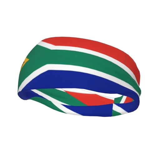 Modisches Schweißband mit Südafrika-Flagge, europäischer und amerikanischer Stil, verwendet zum Radfahren, Angeln, macht Sie modischer und dynamischer von LOLOBFZL