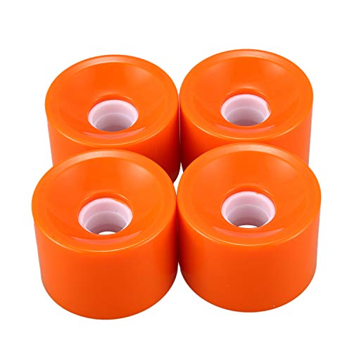 LOLPALONE 4 StüCk/Set 82A Skateboard Rad Elektrische Longboard Double Rocker Board 70X51Mm Orange von LOLPALONE