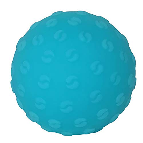 LOLPALONE Massage Einzelball Faszienball Yoga Ball Triggerpunkttherapie, Muskelknoten, Yoga Therapie und Akupunktmassage Blau von LOLPALONE