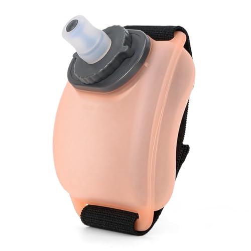 LOLPALONE Tragbare 7-Unzen-Wasserflasche, Verstellbare Handgelenk-Wasserflasche, Auslaufsicher, Outdoor-Lauf-Handgelenk-Wasserflasche, zum Radfahren Usw. B Langlebig Ca. 11,6 X 9,3 X 7,1 cm von LOLPALONE