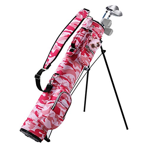 Sunday Golftasche mit Ständer, Golf-Tragetasche mit Reiseschulter, leichte Golftasche für Männer und Frauen, Golfständertasche Sunday Golftasche mit Ständer, Golf-Tragetasche mit Reiseschulter, leichte Golftasche für Männer und Frauen, Golfständertasche von LONGCHAO