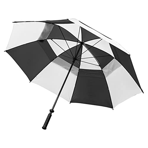 Longridge – Deluxe winddicht – Schwarz/Weiß Golfschirm Longridge – Deluxe winddicht – Schwarz/Weiß Golfschirm von Longridge