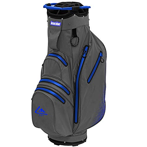 LONGRIDGE wasserdichte Golf Cart Bag, Grau/Royal Blau von Longridge