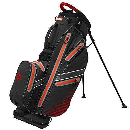 Longridge wasserdichte Golf-Standtasche, Schwarz/Rot Longridge wasserdichte Golf-Standtasche, Schwarz/Rot von Longridge