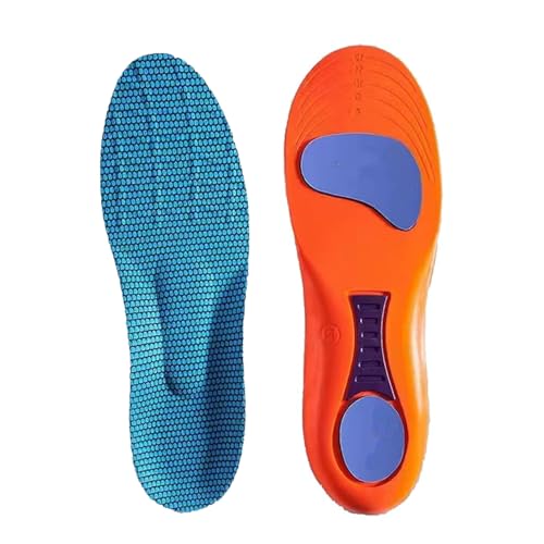 LONGTO Norelie Comfysole Original for Bunions, Comfysole Insoles Norelie, Pressure Relieving Comfysole Insoles, High Arch Support Insoles (37-38,Orange) von LONGTO