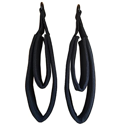 LOOEEL 2 x Pilates-Doppelschlaufen-Gurte, Fuß-Fitnessgeräte, doppelt gepolstert, Pilates-D-Ring-Schlaufen, Yoga, Doppelschlaufen, Griffgurte, Pilates-Reformer-Zubehör für Zuhause, Fitnessstudio, LOOEEL 2 x Pilates-Doppelschlaufen-Gurte, Fuß-Fitnessgeräte, doppelt gepolstert, Pilates-D-Ring-Schlaufen, Yoga, Doppelschlaufen, Griffgurte, Pilates-Reformer-Zubehör für Zuhause, Fitnessstudio, von LOOEEL