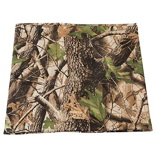 LOOGU Leichtes Stofftuch für Sichtschutz Tarnung Sonnenschutz – Tuch Tarnnetz Abdeckung Burlap für Garten Camping Jagd und vieles mehr – Verschiedene Größen und Designs (1.5m x 20m, Tree Camo) von LOOGU