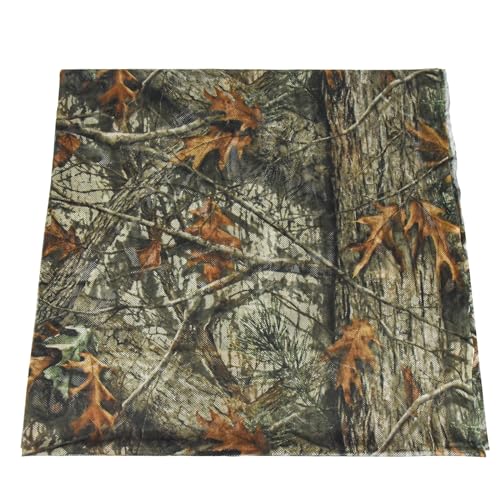 LOOGU Leichtes Stofftuch für Sichtschutz Tarnung Sonnenschutz – Tuch Tarnnetz Abdeckung Burlap für Garten Camping Jagd und vieles mehr – Verschiedene Größen und Designs (1.5m x 6m, Tree Camo) von LOOGU