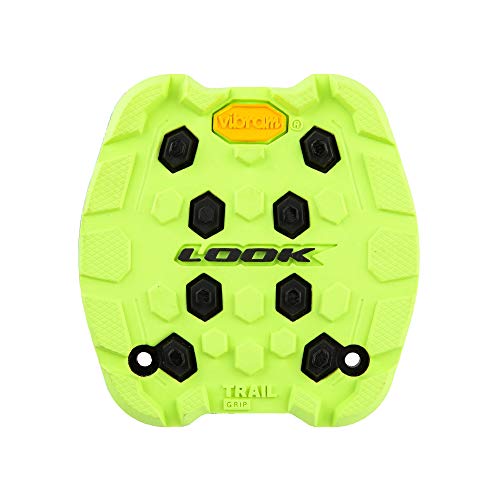 LOOK Cycle - Activ Grip Trail Pad - Kompatibel mit Trail Grip Flat Pedalen - Anti-Rutsch Technologie mit Innovativer Grip Gummi Oberfläche - Außergewöhnliche Griffigkeit - Limone von LOOK