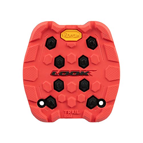 LOOK Cycle - Activ Grip Trail Pad - Kompatibel mit Trail Grip Flat Pedalen - Anti-Rutsch Technologie mit Innovativer Grip Gummi Oberfläche - Außergewöhnliche Griffigkeit - Rot LOOK Cycle - Activ Grip Trail Pad - Kompatibel mit Trail Grip Flat Pedalen - Anti-Rutsch Technologie mit Innovativer Grip Gummi Oberfläche - Außergewöhnliche Griffigkeit - Rot von LOOK