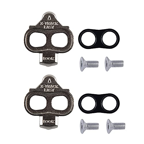 LOOK Cycle - X-Track Easy Cleats - Multidirektionaler Ausstieg - Ultrakompakt - Leichtgewicht - Winkelfreiheit 6° - Schuhplatten für MTB, kompatibel mit Allen SPD-Standardpedalen LOOK Cycle - X-Track Easy Cleats - Multidirektionaler Ausstieg - Ultrakompakt - Leichtgewicht - Winkelfreiheit 6° - Schuhplatten für MTB, kompatibel mit Allen SPD-Standardpedalen von LOOK