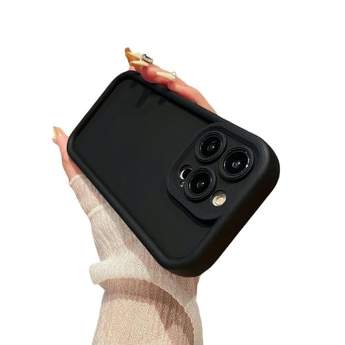 LOPMIU Handyhülle Luxus -süßigkeiten -Farbe Weiches Telefon Hülle Für 1phone 15 14 13 12 11 Pro Max Cover 3pcs-für 1phone 13 Pro-schwarz von LOPMIU