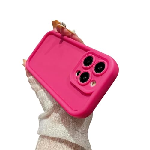 LOPMIU Handyhülle Luxus -süßigkeiten -Farbe Weiches Telefon Hülle Für 1phone 15 14 13 12 11 Pro Max Cover 3pcs-für 1phone 14 Plus-rosenrot von LOPMIU