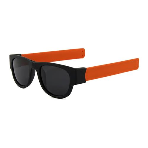 LOPMIU Sonnenbrille Herren Ausgefallene Sonnenbrille Faltbrötchen -Armband Trend Sportbrille-f-Multi von LOPMIU