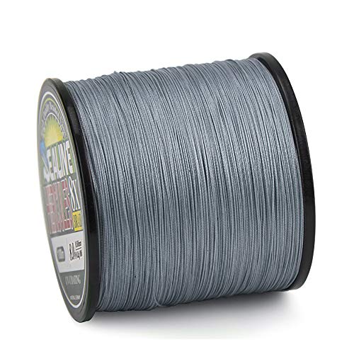 500m Geflochtene Angelschnur,8-Fach Schnur Fishing Line Angeln Meeresschnur Super Braided Schnüre Geflechtschnur schnelleres Absinken,Empfindlichkeit,Abriebfestigkeit Forelle von LOPUCK