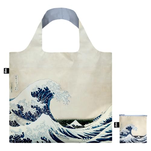 LOQI Bag, KATSUSHIKA HOKUSAI, The Great Wave, Recycled LOQI Bag, KATSUSHIKA HOKUSAI, The Great Wave, Recycled von LOQI