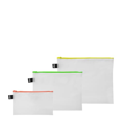 LOQI Klare Reißverschlusstaschen Milky Neon, Reißverschluss Milchweiß und Neon, Kosmetikkoffer, Reißverschluss, Milchweiß und Neonfarben, Kosmetikkoffer, Reißverschluss, milchig und neonweiß, LOQI Klare Reißverschlusstaschen Milky Neon, Reißverschluss Milchweiß und Neon, Kosmetikkoffer, Reißverschluss, Milchweiß und Neonfarben, Kosmetikkoffer, Reißverschluss, milchig und neonweiß, von LOQI