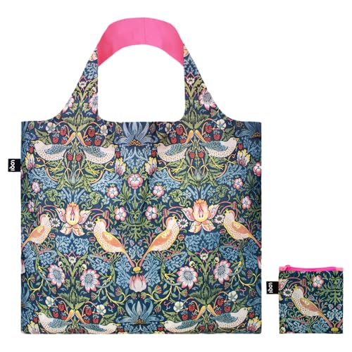 LOQI WILLIAM MORRIS The Strawberry Thief Neon Pink LOQI WILLIAM MORRIS The Strawberry Thief Neon Pink von LOQI