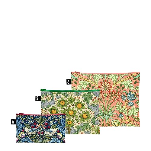 William Morris Recycled Zip Pockets von LOQI