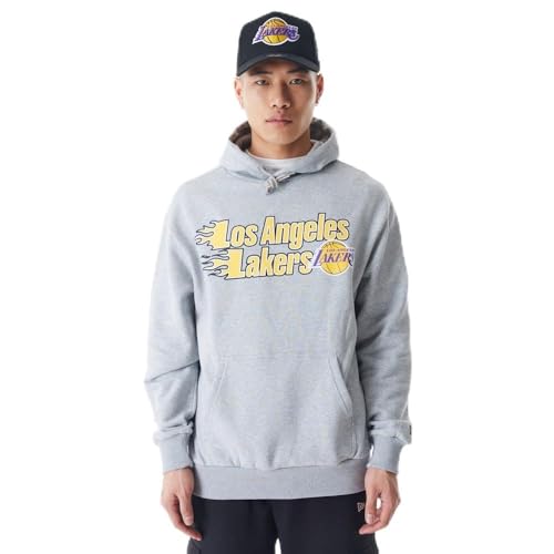 LOS ANGELES LAKERS Unisex Basketball Hooded Kapuzenpullover, Grey Med, M EU LOS ANGELES LAKERS Unisex Basketball Hooded Kapuzenpullover, Grey Med, M EU von LOS ANGELES LAKERS
