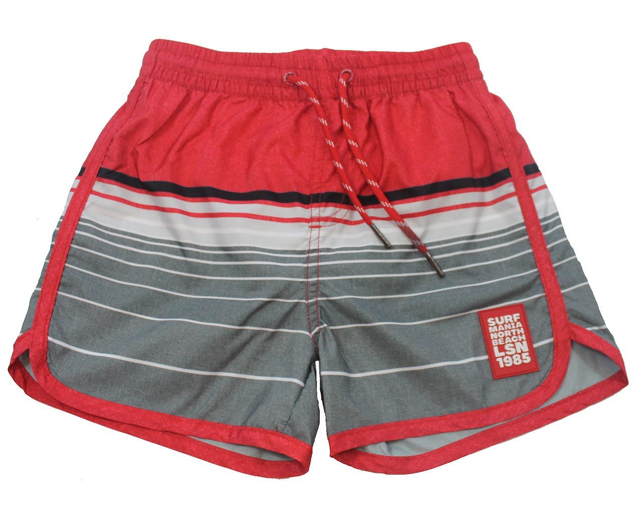 LOSAN Badeshorts Losan Boardshorts Tasche Schwimmshorts Badehose rot grau LOSAN Badeshorts Losan Boardshorts Tasche Schwimmshorts Badehose rot grau von Losan