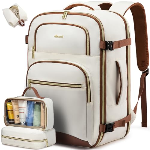 LOVEVOOK Handgepäck Rucksack Flugzeug, 40L Groß Reiserucksack Damen Herren Tasche, 17 Zoll Laptop Rucksack Travel Backpack mit Laptopfach, Reise Rucksack-damen für Geschäftsreise Business Weekend LOVEVOOK Handgepäck Rucksack Flugzeug, 40L Groß Reiserucksack Damen Herren Tasche, 17 Zoll Laptop Rucksack Travel Backpack mit Laptopfach, Reise Rucksack-damen für Geschäftsreise Business Weekend von LOVEVOOK