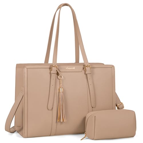 LOVEVOOK Schultertasche Damen Laptoptasche 15,6 Zoll Handtasche Groß Tote Bag Women Leder Shopper Shoulder Crossbody Bag Elegante Aktentasche Arbeitstasche Lehrertasche Umhängetasche für Büro Reise LOVEVOOK Schultertasche Damen Laptoptasche 15,6 Zoll Handtasche Groß Tote Bag Women Leder Shopper Shoulder Crossbody Bag Elegante Aktentasche Arbeitstasche Lehrertasche Umhängetasche für Büro Reise von LOVEVOOK