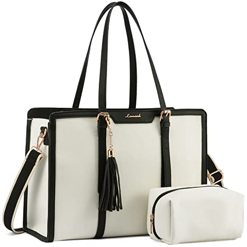 LOVEVOOK Laptop Handtasche Damen 15,6 Zoll Tote Shoulder Crossbody Bag Groß Canvas Shopper Tasche Elegante Schultertasche Aktentasche Arbeitstasche Lehrertasche für Büro Business Work Reise Freizeit LOVEVOOK Laptop Handtasche Damen 15,6 Zoll Tote Shoulder Crossbody Bag Groß Canvas Shopper Tasche Elegante Schultertasche Aktentasche Arbeitstasche Lehrertasche für Büro Business Work Reise Freizeit von LOVEVOOK