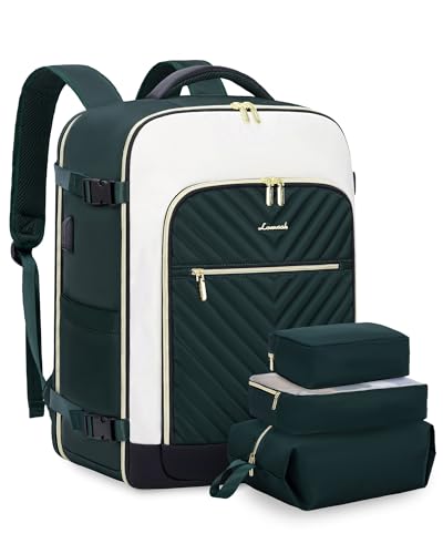 LOVEVOOK Reiserucksack Damen Groß Handgepäck Reisetasche für flugzeug 17.3 zoll Laptop Rucksack Wasserdicht Travel Backpack Women Weekender Carry On Duffle Bag Cabin Luggage Set für Easyjet Ryanair LOVEVOOK Reiserucksack Damen Groß Handgepäck Reisetasche für flugzeug 17.3 zoll Laptop Rucksack Wasserdicht Travel Backpack Women Weekender Carry On Duffle Bag Cabin Luggage Set für Easyjet Ryanair von LOVEVOOK