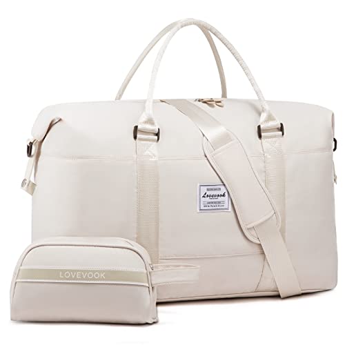 LOVEVOOK Reisetasche Damen Groß Sporttasche Handgepäck Tasche Weekender Schwimmtasche Wasserdicht Travel Duffle Bag Fitnesstasche Trainingstasche Frauen Kliniktasche für Reise Leichte Flugzeug LOVEVOOK Reisetasche Damen Groß Sporttasche Handgepäck Tasche Weekender Schwimmtasche Wasserdicht Travel Duffle Bag Fitnesstasche Trainingstasche Frauen Kliniktasche für Reise Leichte Flugzeug von LOVEVOOK