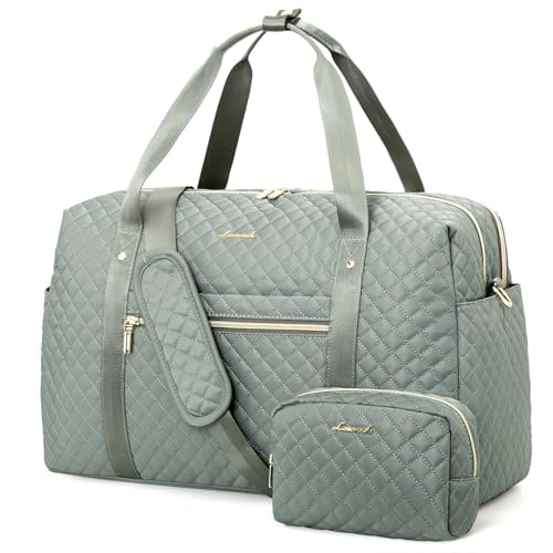 LOVEVOOK Reisetasche Damen Sporttasche Groß mit Laptopfach Weekender Handgepäck Gym Travel Duffle Bag Fitness Tasche Frauen Kliniktasche Krankenhaustasche für Reise Flugzeug Sport Leicht von LOVEVOOK