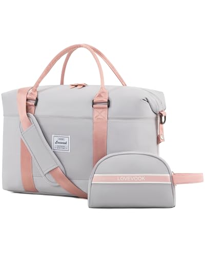 LOVEVOOK Reisetasche Damen Sporttasche Handgepäck Tasche Weekender Schwimmtasche Wasserdicht Travel Duffle Bag Fitnesstasche Frauen Kliniktasche für Reise Gym Flugzeug LOVEVOOK Reisetasche Damen Sporttasche Handgepäck Tasche Weekender Schwimmtasche Wasserdicht Travel Duffle Bag Fitnesstasche Frauen Kliniktasche für Reise Gym Flugzeug von LOVEVOOK
