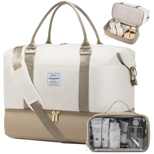 LOVEVOOK Reisetasche Damen Sporttasche mit Schuhfach Weekender Groß Handgepäck Tasche für Flugzeug Ryanair Easyjet Travel Bags Duffle Bag Kliniktasche Geburt Fitnesstasche Krankenhaustasche LOVEVOOK Reisetasche Damen Sporttasche mit Schuhfach Weekender Groß Handgepäck Tasche für Flugzeug Ryanair Easyjet Travel Bags Duffle Bag Kliniktasche Geburt Fitnesstasche Krankenhaustasche von LOVEVOOK