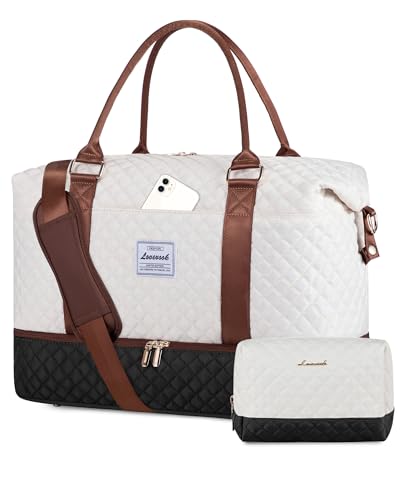 LOVEVOOK Reisetasche Handgepäck Damen Groß Sporttasche mit Schuhfach Carry On Travel Duffle Luggage Bag für Flugzeug Women Kliniktasche Geburt Mama Set Wickeltasche Saunatasche Strandtasche LOVEVOOK Reisetasche Handgepäck Damen Groß Sporttasche mit Schuhfach Carry On Travel Duffle Luggage Bag für Flugzeug Women Kliniktasche Geburt Mama Set Wickeltasche Saunatasche Strandtasche von LOVEVOOK