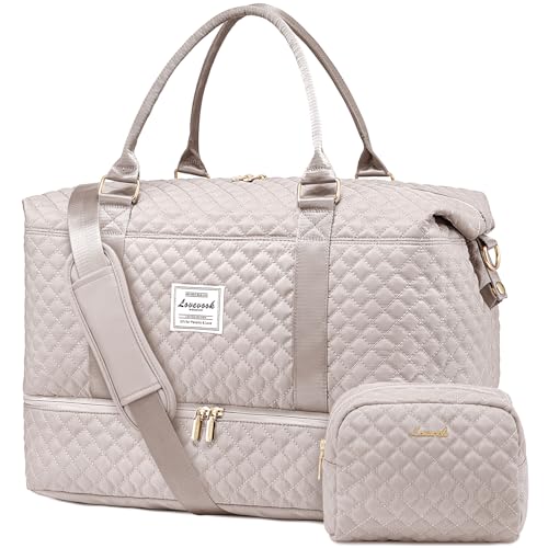 LOVEVOOK Reisetasche Handgepäck Tasche für Flugzeug Carry on Luggage Cabin Bag mit Schuhfach & Nassfach Weekender Travel Duffle Bag mit Kosmetiktasche Saunatasche Badetasche Wickeltasche LOVEVOOK Reisetasche Handgepäck Tasche für Flugzeug Carry on Luggage Cabin Bag mit Schuhfach & Nassfach Weekender Travel Duffle Bag mit Kosmetiktasche Saunatasche Badetasche Wickeltasche von LOVEVOOK