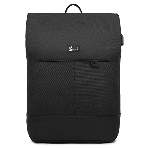 LOVEVOOK Rucksack Damen, 17 Zoll Laptop Rucksack Schulrucksack Mädchen Teenager mit Laptopfach & Anti Diebstahl Daypack Elegant für Reisen, Uni, Schule u. Büro, Schwarz von LOVEVOOK