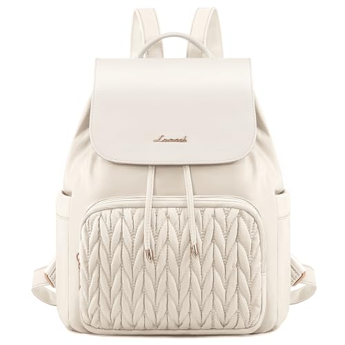 LOVEVOOK Rucksack Damen Klein, Elegant Cityrucksack Anti Diebstahl Tagesrucksack Schulrucksack Wasserdicht, Mini Casual Daypack Womens Backpack Modern für Schule Arbeit Reisen Wandern, Beige LOVEVOOK Rucksack Damen Klein, Elegant Cityrucksack Anti Diebstahl Tagesrucksack Schulrucksack Wasserdicht, Mini Casual Daypack Womens Backpack Modern für Schule Arbeit Reisen Wandern, Beige von LOVEVOOK