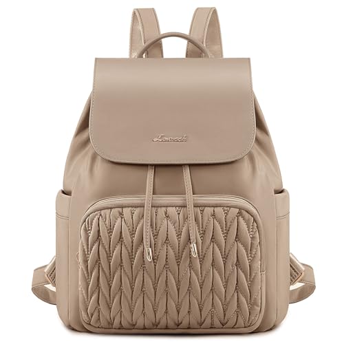 LOVEVOOK Rucksack Damen Klein, Elegant Cityrucksack Anti Diebstahl Tagesrucksack Schulrucksack Wasserdicht, Mini Casual Daypack Womens Backpack Modern für Schule Arbeit Reisen Wandern, Khaki LOVEVOOK Rucksack Damen Klein, Elegant Cityrucksack Anti Diebstahl Tagesrucksack Schulrucksack Wasserdicht, Mini Casual Daypack Womens Backpack Modern für Schule Arbeit Reisen Wandern, Khaki von LOVEVOOK