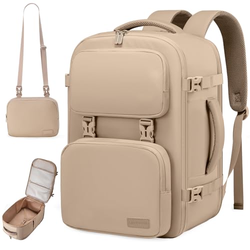 LOVEVOOK Rucksack Handgepäck Flugzeug 40L Reiserucksack Damen Groß 17.3 Zoll Laptop Travel Backpack Women Wasserdicht Carry On Cabin Luggage Bag Weekender Duffle Bag für Urlaub Business LOVEVOOK Rucksack Handgepäck Flugzeug 40L Reiserucksack Damen Groß 17.3 Zoll Laptop Travel Backpack Women Wasserdicht Carry On Cabin Luggage Bag Weekender Duffle Bag für Urlaub Business von LOVEVOOK
