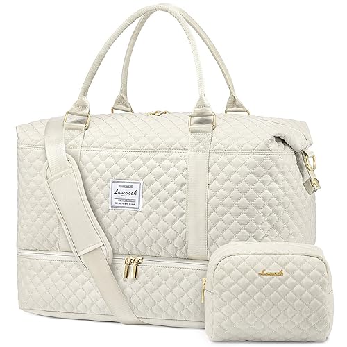 LOVEVOOK Sporttasche Damen Reisetasche Groß mit Kosmetiktasche Weekender Travel Duffle Bag mit Schuhfach & Nassfach Kliniktasche Geburt Wickeltasche Wasserdicht Handgepäck Tasche für Flugzeug Reise LOVEVOOK Sporttasche Damen Reisetasche Groß mit Kosmetiktasche Weekender Travel Duffle Bag mit Schuhfach & Nassfach Kliniktasche Geburt Wickeltasche Wasserdicht Handgepäck Tasche für Flugzeug Reise von LOVEVOOK