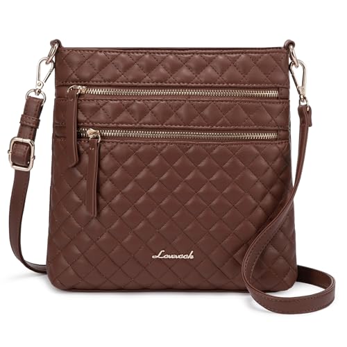 LOVEVOOK Kleine Umhängetasche Damen Klein Handtasche Damen Mittelgroß Shoulder Crossbody Bag Women Elegante PU Leder Schultertasche Fashion Handy Tasche für Büro Reisen Party Freizeit Braun LOVEVOOK Kleine Umhängetasche Damen Klein Handtasche Damen Mittelgroß Shoulder Crossbody Bag Women Elegante PU Leder Schultertasche Fashion Handy Tasche für Büro Reisen Party Freizeit Braun von LOVEVOOK